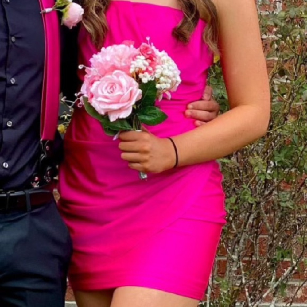 Hot Pink Mini Dress